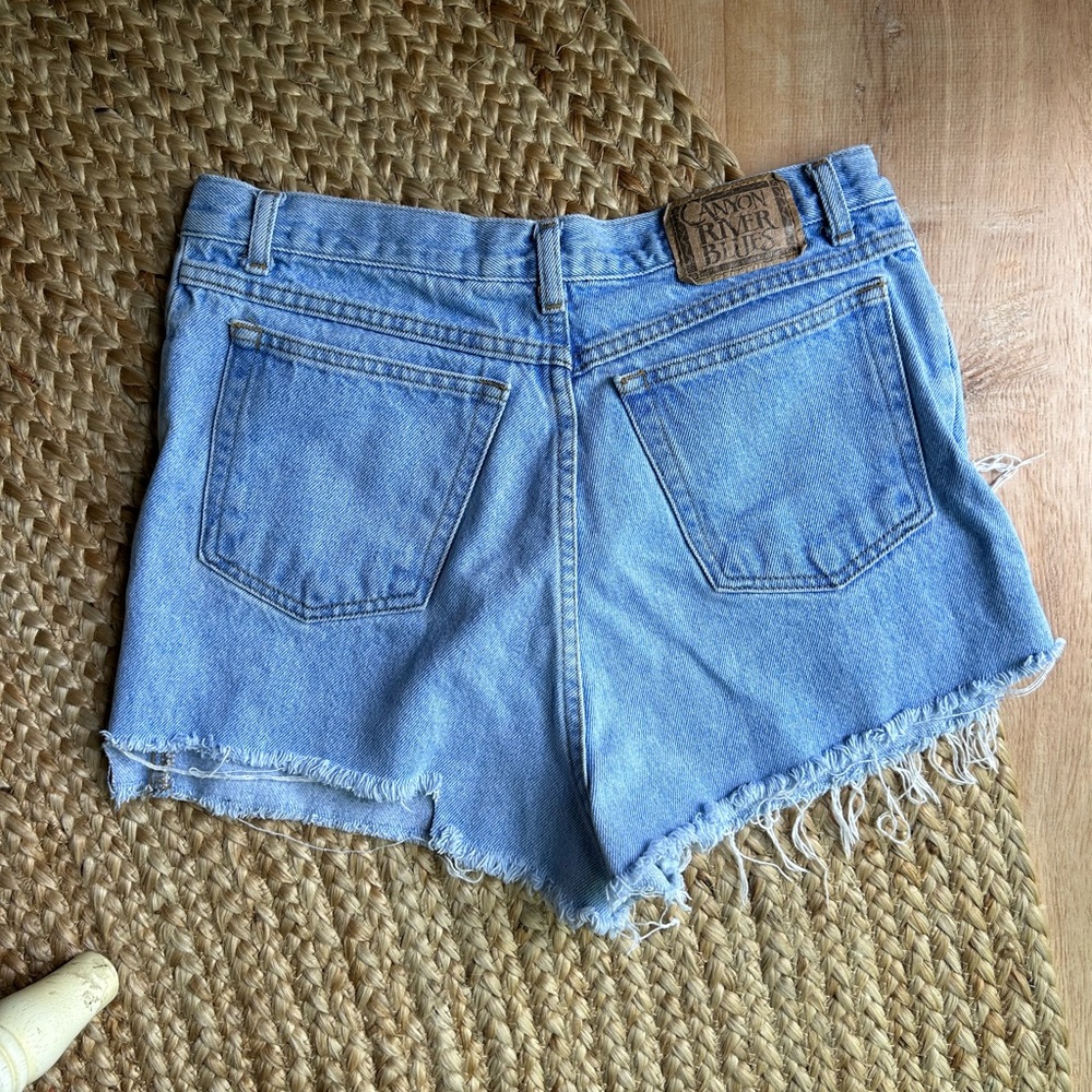 Women's Light Blue Denim Shorts